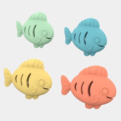 Пищевая силиконовая игрушка для кошек в форме рыбы