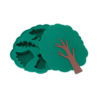 Силиконовая морозильная поднос с зажимаемой крышкой для детской жевательной пищи Идеальный контейнер для хранения 0-12 месяцев 2-4 года Тортовые инструменты