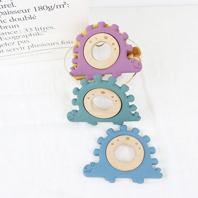 качество  Multi Color Silicone Children Wooden Toys Wristband For Infant завод