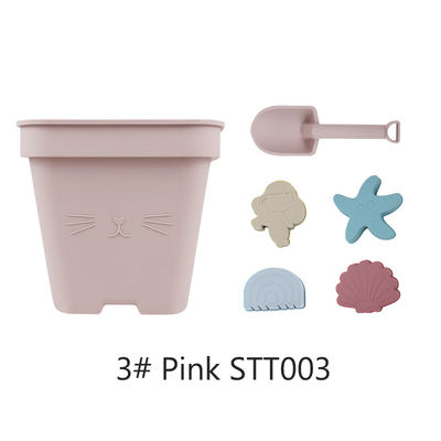 Оптовая продажа Силиконовый детский игрушечный ведро набор пляжной игрушки