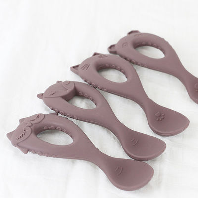 Новая детская ложка для кормления, пищевой силикон