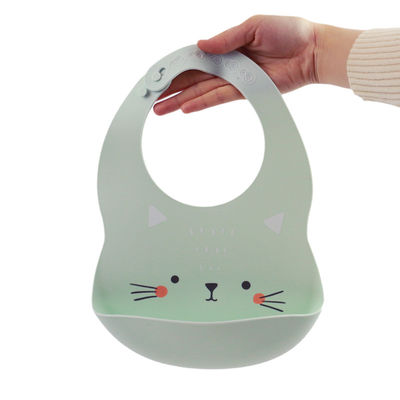 Bibs силикона Newborn младенца милые с материалом Eco уловителя мякиша дружелюбным