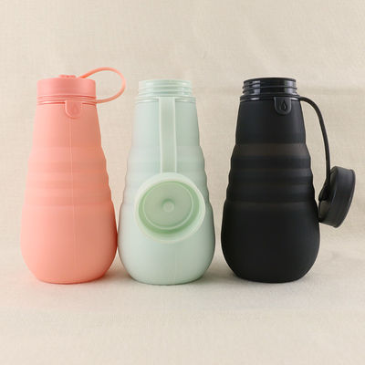 Нежность складное 500Ml бутылки с водой силикона ODM OEM для бега
