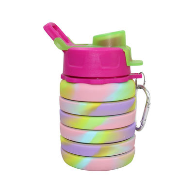 Нежность складное 500Ml бутылки с водой силикона ODM OEM для бега