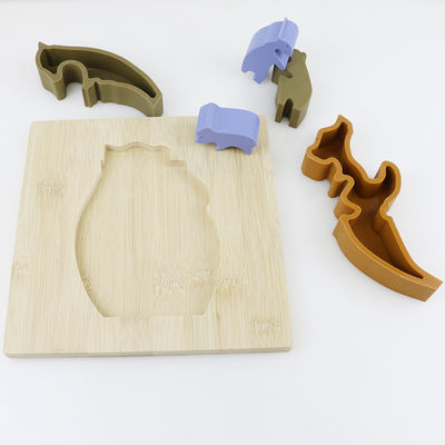 Зигзаг игрушек детей формы медведя деревянный для учить Montessori