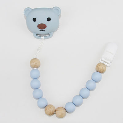 Цепь Pacifier младенца силикона качества еды с милой животной формой панды