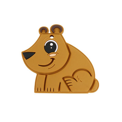 Младенец Teether BPA свободное Eco силикона качества еды медведя дружелюбное