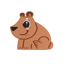 Младенец Teether BPA свободное Eco силикона качества еды медведя дружелюбное