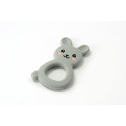 Животный младенец Teether BPA силикона котенка кота свободное для прорезывания зубов малыша