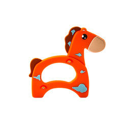 Животный младенец Teether BPA силикона котенка кота свободное для прорезывания зубов малыша