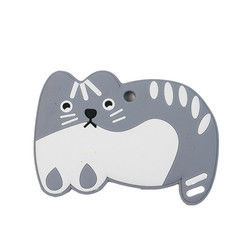 Животный младенец Teether BPA силикона котенка кота свободное для прорезывания зубов малыша