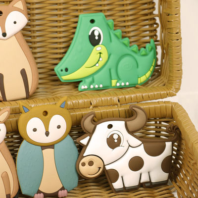 Мягкий животный материал качества еды силикона Teether младенца для малыша