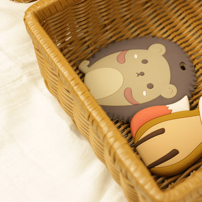 Подгонянный младенец Teether силикона логотипа Chewable с формой сыча Fox коровы