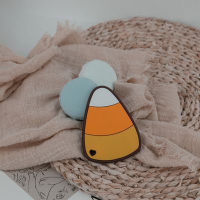 Красочный силикон Teether хеллоуина с формой мозоли конфеты шляпы ведьм