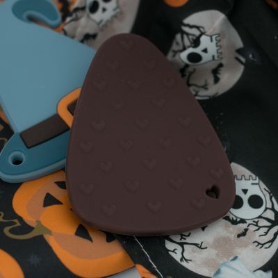 Красочный силикон Teether хеллоуина с формой мозоли конфеты шляпы ведьм