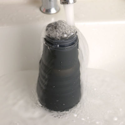 Бутылка BPA течебезопасного складного силикона выпивая свободная для располагаться лагерем перемещения