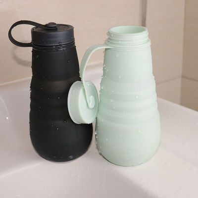 Бутылка BPA течебезопасного складного силикона выпивая свободная для располагаться лагерем перемещения