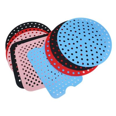 Изготовленный на заказ многоразовый набор Kitchenware силикона, пусковая площадка силикона Fryer воздуха вокруг квадратной формы