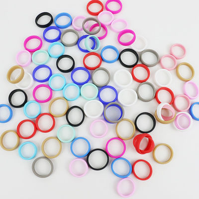 Колцеобразные уплотнения силиконовой резины качества еды BPA свободные Chewable для девушек детей