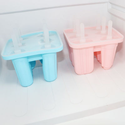 Поднос прессформы мороженого семьи DIY с материалом силикона качества еды мягким