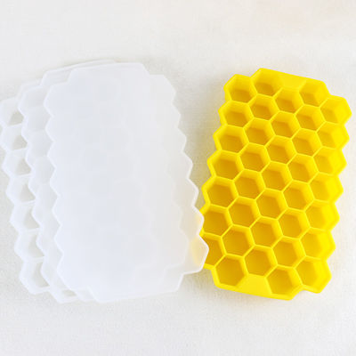 Поднос куба льда PVC свободный мягкий резиновый с OEM формы сота крышки