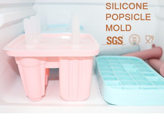 Прессформы силикона Lolly льда персонализированные устойчивые с цветом Panton