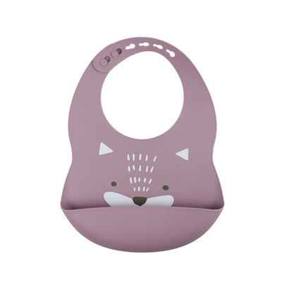 Таможня Bib силикона младенца цвета Pantone с милым животным печатанием лени