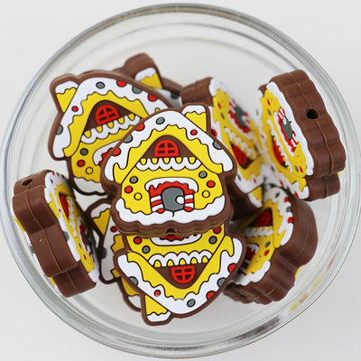 Пользовательские силиконовые бусины для рождественских украшений