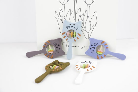 Силикон Teether BPA свободный для игрушек трещотки силикона качества еды заботы младенца прорезывания зубов успокаивая