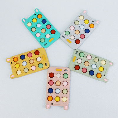 Форма Teethers мобильного телефона младенца силикона BPA свободная для teeths младенца комфорта и сброса тягостные