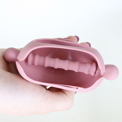 Изготовленный на заказ различный силикон Teether сжатия ручки формы свиньи форм для младенца с различными дизайнами