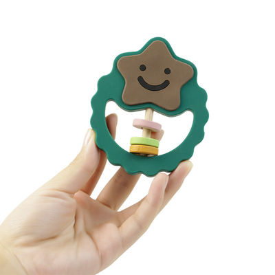 Силикон Teether BPA свободный для игрушек трещотки силикона качества еды заботы младенца прорезывания зубов успокаивая