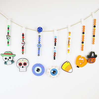 Мягкий и гибкий силикон Teether на 0-36 младенца DIY силикона месяцев keychains teether на хеллоуин