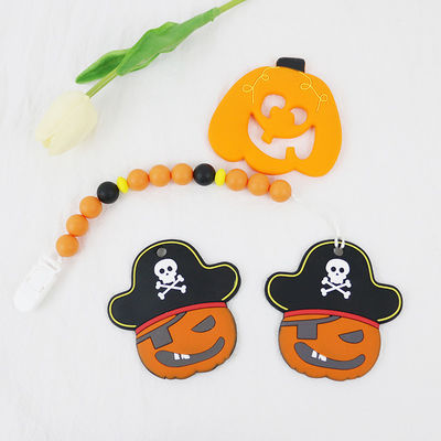 Мягкий и гибкий силикон Teether на 0-36 младенца DIY силикона месяцев keychains teether на хеллоуин