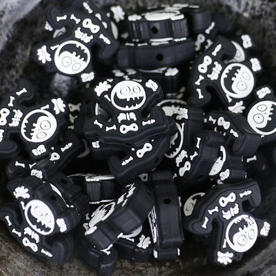 оптовые низкие шарики прорезывания зубов силикона мультфильма DIY MOQ дешевые милые для keychains ручек