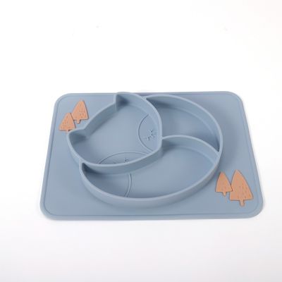 Многоразовый Dinnerware детей силикона установил Stackable для домашней пользы