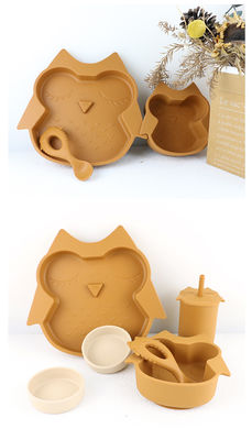 Multi Tableware силикона цели установил не пользу ручки разностороннюю