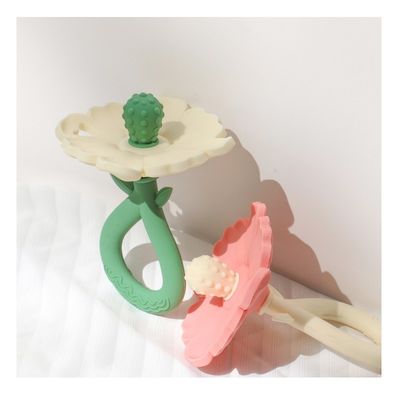 PAISEN Custom Flower Baby Feeding Teether Chew Toys Food Grade Baby Silicone Teether Molar Toys Baby Hand Teether Продукт, предназначенный для детей с силиконовыми зубами