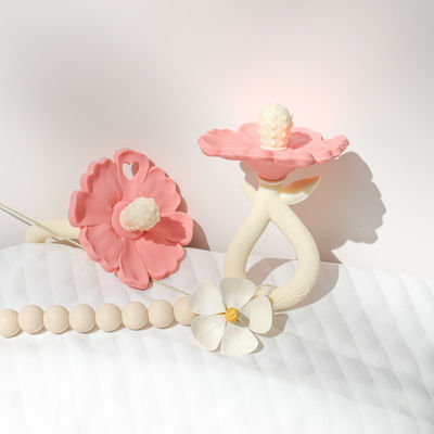 PAISEN Custom Flower Baby Feeding Teether Chew Toys Food Grade Baby Silicone Teether Molar Toys Baby Hand Teether Продукт, предназначенный для детей с силиконовыми зубами