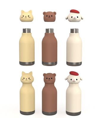 На заказ Мультфильм ЛОГО Силиконовый термос Кубок Tumbler Замена крышки Противопожарные крышки для чашки