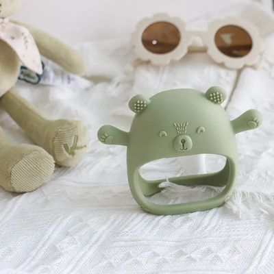 PAISEN Custom Soft Teether Toy Teething Gloves Новорожденные без BPA Силиконовые детские зубчатые перчатки для детей