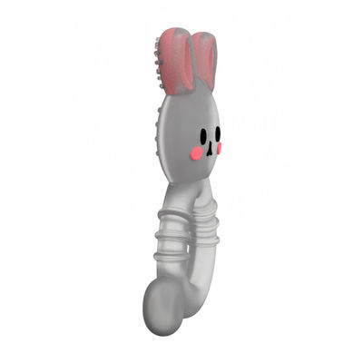 2025 Factory Bunny Cute Design Прозрачное сенсорное мороженое замораживаемое силиконовое детское водное зубное полотенце