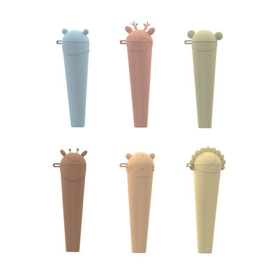 Милые силиконовые формы для мороженого в форме животных – без BPA, можно мыть в посудомоечной машине для домашнего мороженого