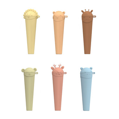 Милые силиконовые формы для мороженого в форме животных – без BPA, можно мыть в посудомоечной машине для домашнего мороженого