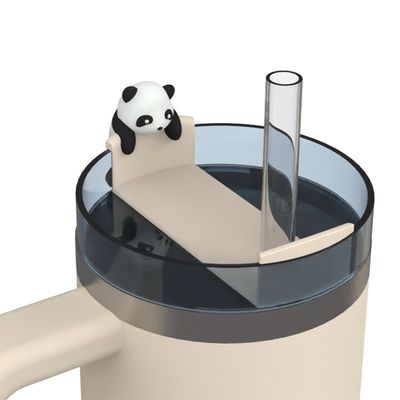 Милые силиконовые насадки на соломинку и аксессуары для бутылок – набор из 4 предметов для украшения стакана