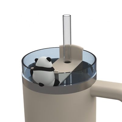 Барные аксессуары Милый мультфильм Панда Кролик Кролик Свинья Дизайн BPA Бесплатное Силикон Пищевого Класса Aceesoreis для бутылочных Tumblers
