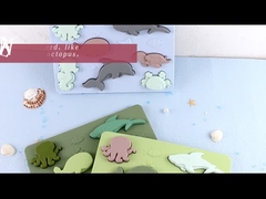 Изготовленный на заказ силикон Montessori формирует головоломку для детского сада детей