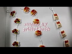 Силиконовый ультрафиолетовый печатный персонализирующий бусы